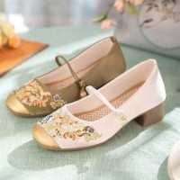 Casual Embroidered Ladies Shoes SHO-035