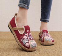 Casual Embroidered Ladies Shoes SHO-029