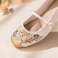 Casual Embroidered Ladies Shoes SHO-035
