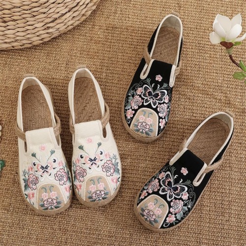 Casual Embroidered Ladies Shoes SHO-029