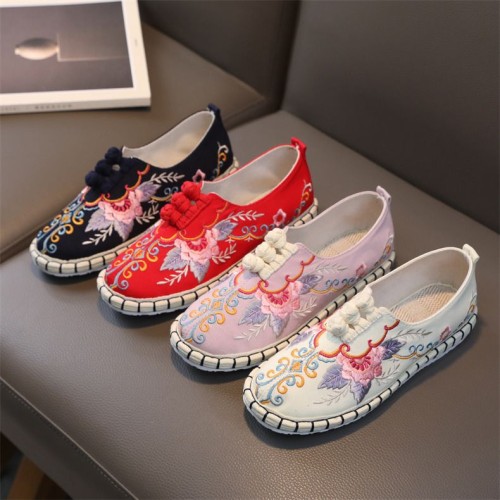 Casual Embroidered Ladies Shoes SHO-022