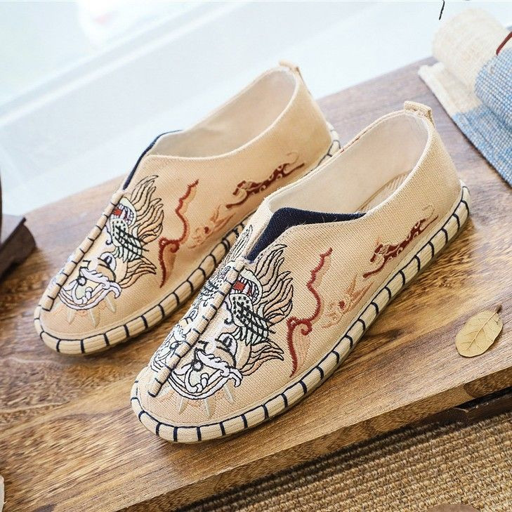 Casual Embroidered Mens Shoes MSH-001