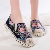 Casual Embroidered Ladies Shoes SHO-021