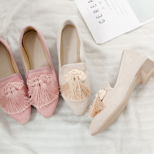 Casual Embroidered Ladies Shoes SHO-016