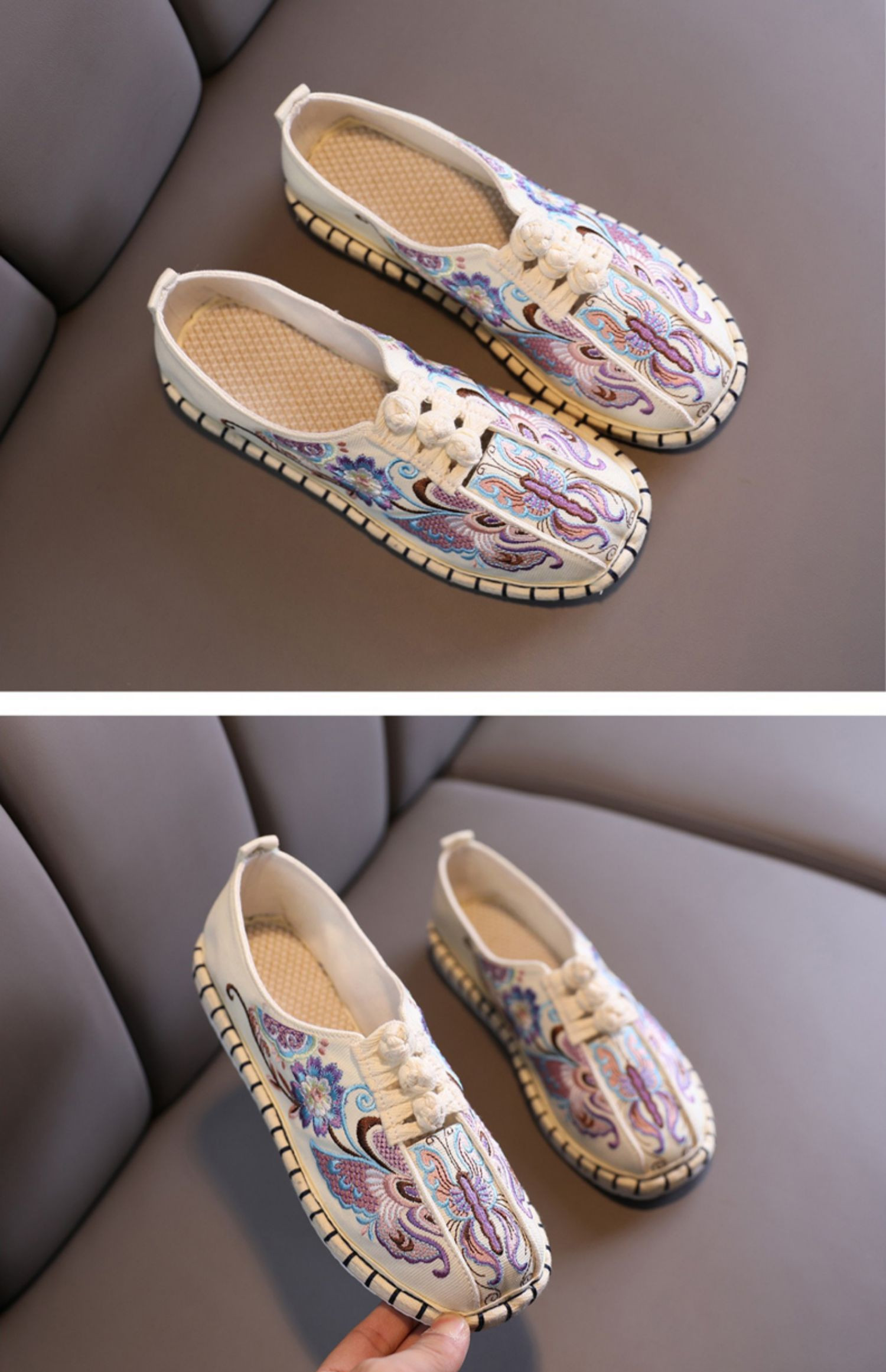 Casual Embroidered Ladies Shoes SHO-019