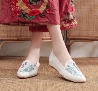 Casual Embroidered Ladies Shoes SHO-008