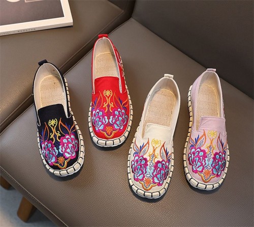 Casual Embroidered Ladies Shoes SHO-023