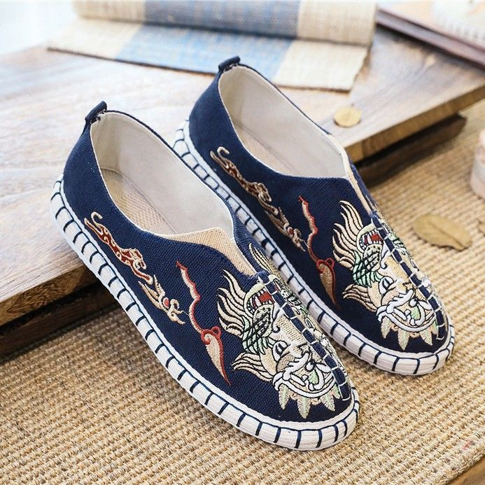 Casual Embroidered Mens Shoes MSH-001