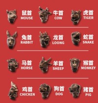 National Treasure Animal-Head Fridge Magnet Series Collection (II)   (6 Picese)