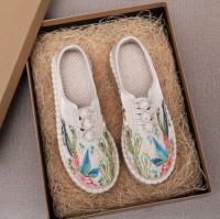 Casual Embroidered Ladies Shoes SHO-003