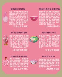 Museum "Flourishing Elegance" Famille Rose Porcelain Fridge Magnet Collection (6 pieces)