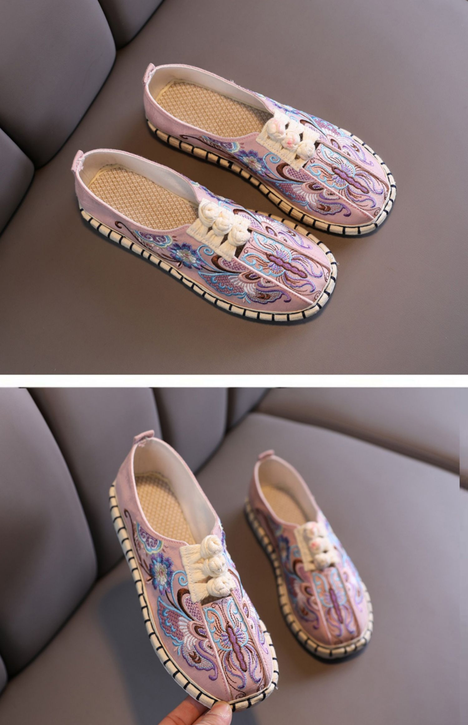 Casual Embroidered Ladies Shoes SHO-019