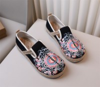 Casual Embroidered Ladies Shoes SHO-034