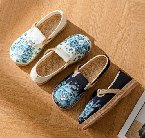 Casual Embroidered Ladies Shoes SHO-024