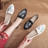 Casual Embroidered Ladies Shoes SHO-008