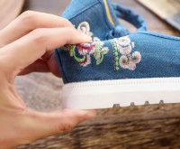 Casual Embroidered Ladies Shoes SHO-009