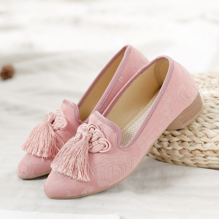 Casual Embroidered Ladies Shoes SHO-016