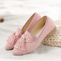 Casual Embroidered Ladies Shoes SHO-016
