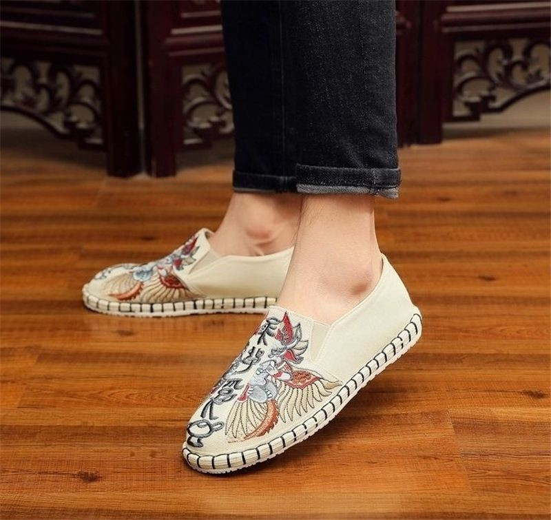 Casual Embroidered Mens Shoes MSH-008